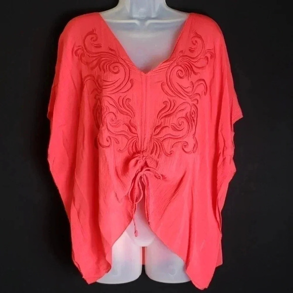Bebe | Empire Sleeve | Shirt | Drawstring Front - Picture 1 of 7